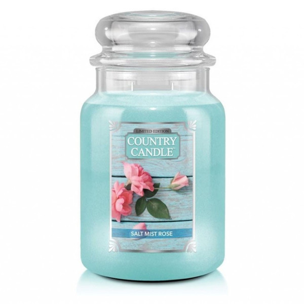 Country Candle&trade; Salt Mist Rose 2-Docht-Kerze 652g Limited Edition