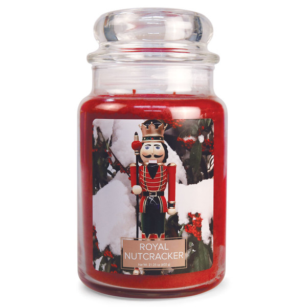 Village Candle® Royal Nutcracker 2-Docht-Kerze 602g