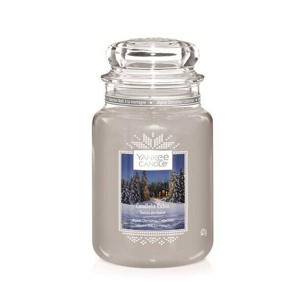 Candlelit Cabin Großes Glas 623g