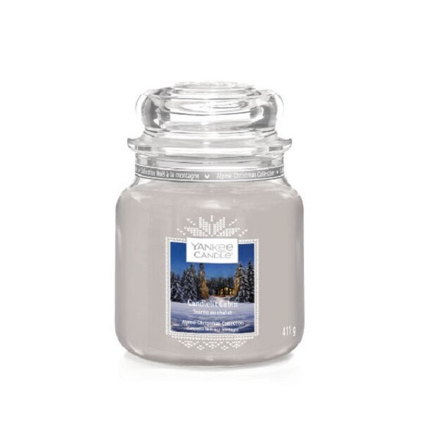Candlelit Cabin Mittleres Glas 411g