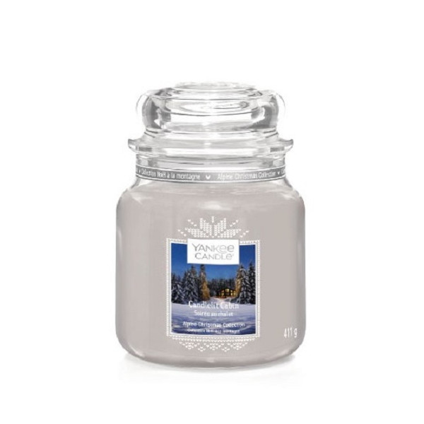 Yankee Candle® Candlelit Cabin Mittleres Glas 411g