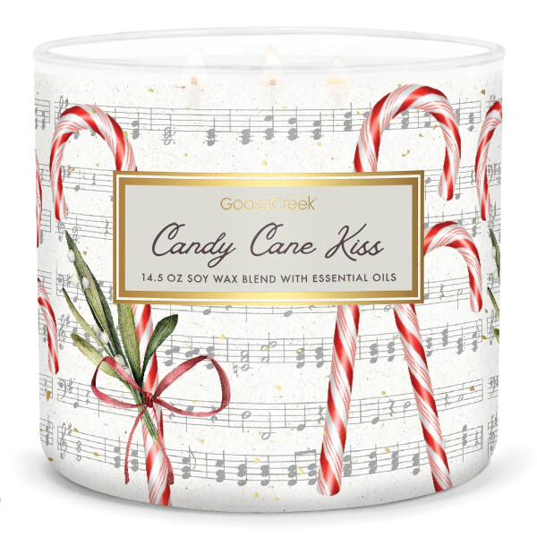 Goose Creek Candle® Candy Cane Kiss 3-Docht-Kerze 411g