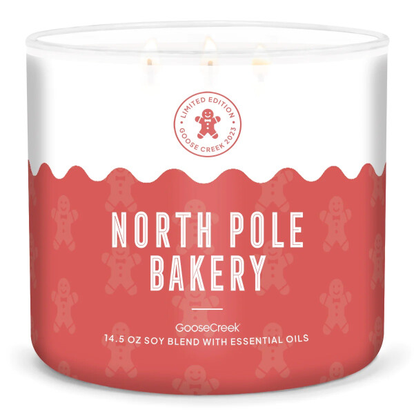 North Pole Bakery 3-Docht-Kerze 411g