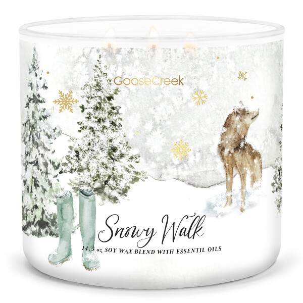 Goose Creek Candle® Snowy Walk 3-Docht-Kerze 411g