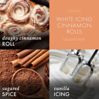White Icing Cinnamon Rolls 3-Docht-Kerze 411g
