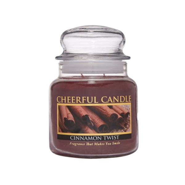 Cheerful Candle Cinnamon Twist 2-Docht-Kerze 453g