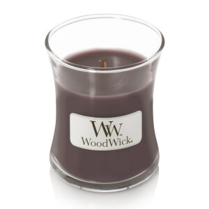 WoodWick Sueded Sandalwood Kerzenglas Klein 85g mit...