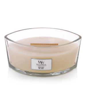 WoodWick® White Honey Kerzenglas Ellipse 453,6g mit...