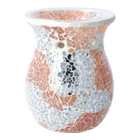 Coral & Silver Crackle Duftlampe