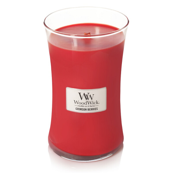 Crimson Berries Kerzenglas Groß 609,5g mit Knisterdocht