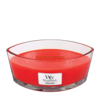 WoodWick® Crimson Berries Kerzenglas Ellipse 453,6g mit Knisterdocht