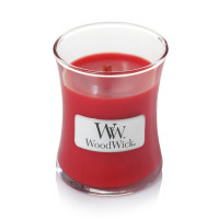 WoodWick® Crimson Berries Kerzenglas Klein 85g mit Knisterdocht