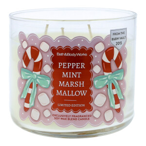 Peppermint Marshmallow 3-Docht-Kerze 411g