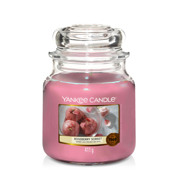 Yankee Candle® Roseberry Sorbet Mittleres Glas 411g