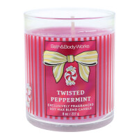 Twisted Peppermint 1-Docht-Kerze 227g