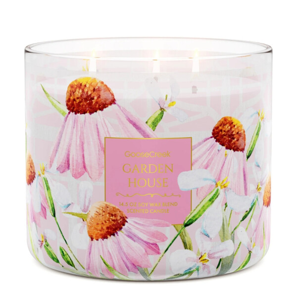Garden House 3-Docht-Kerze 411g