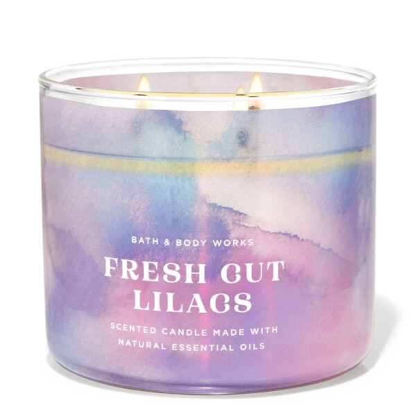 Bath & Body Works® Fresh Cut Lilacs 3-Docht-Kerze 411g