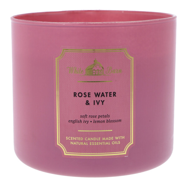 Rose Water & Ivy 3-Docht-Kerze 411g