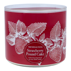 Strawberry Pound Cake 3-Docht-Kerze 411g