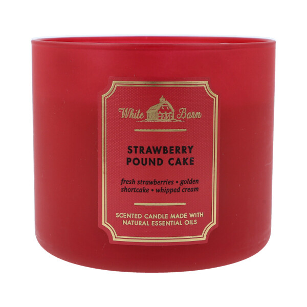Strawberry Pound Cake 3-Docht-Kerze 411g