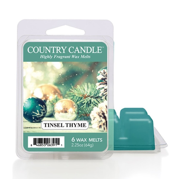 Country Candle™ Tinsel Thyme Wachsmelt 64g