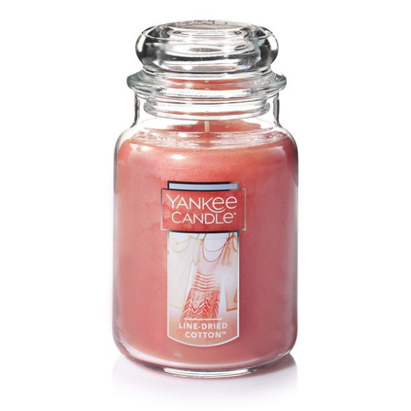 Yankee Candle® Line Dried Cotton Großes Glas 623g