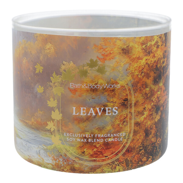 Leaves 3-Docht-Kerze 411g