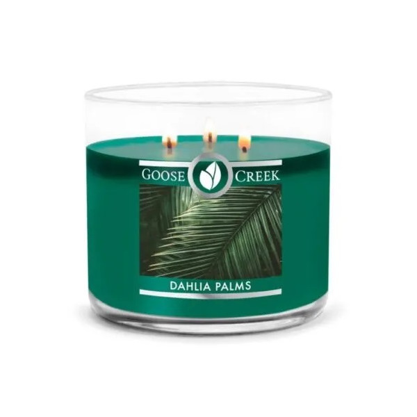 Goose Creek Candle® Dahlia Palms 3-Docht-Kerze 411g