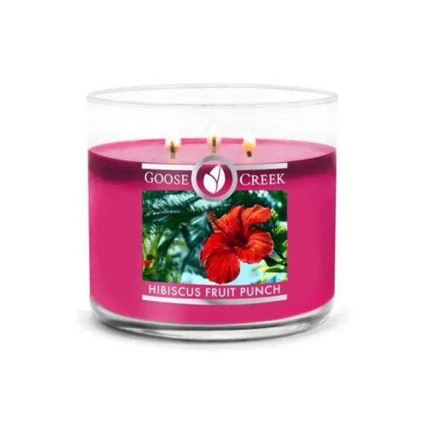 Goose Creek Candle® Hibiscus Fruit Punch 3-Docht-Kerze 411g
