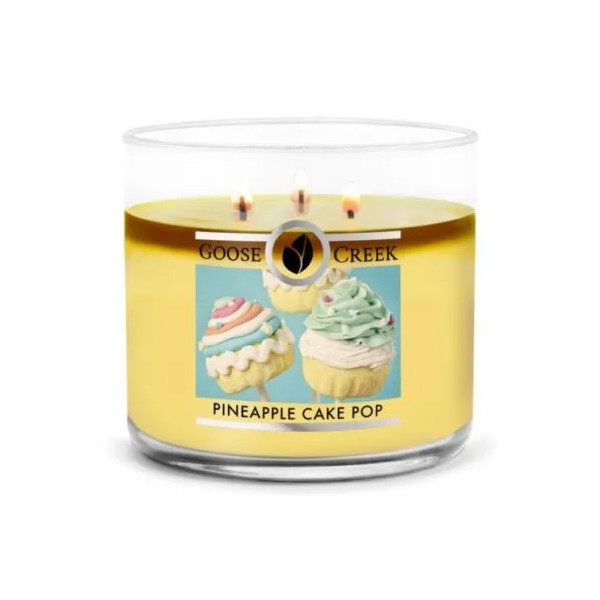 Goose Creek Candle® Pineapple Cake Pop 3-Docht-Kerze 411g