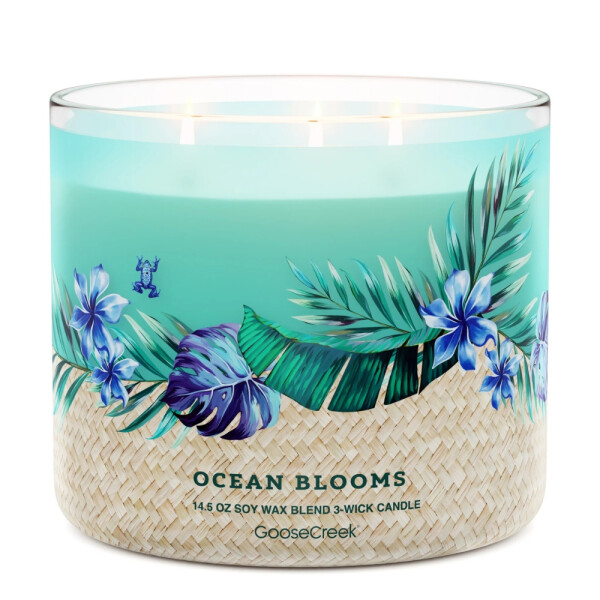 Ocean Blooms 3-Docht-Kerze 411g